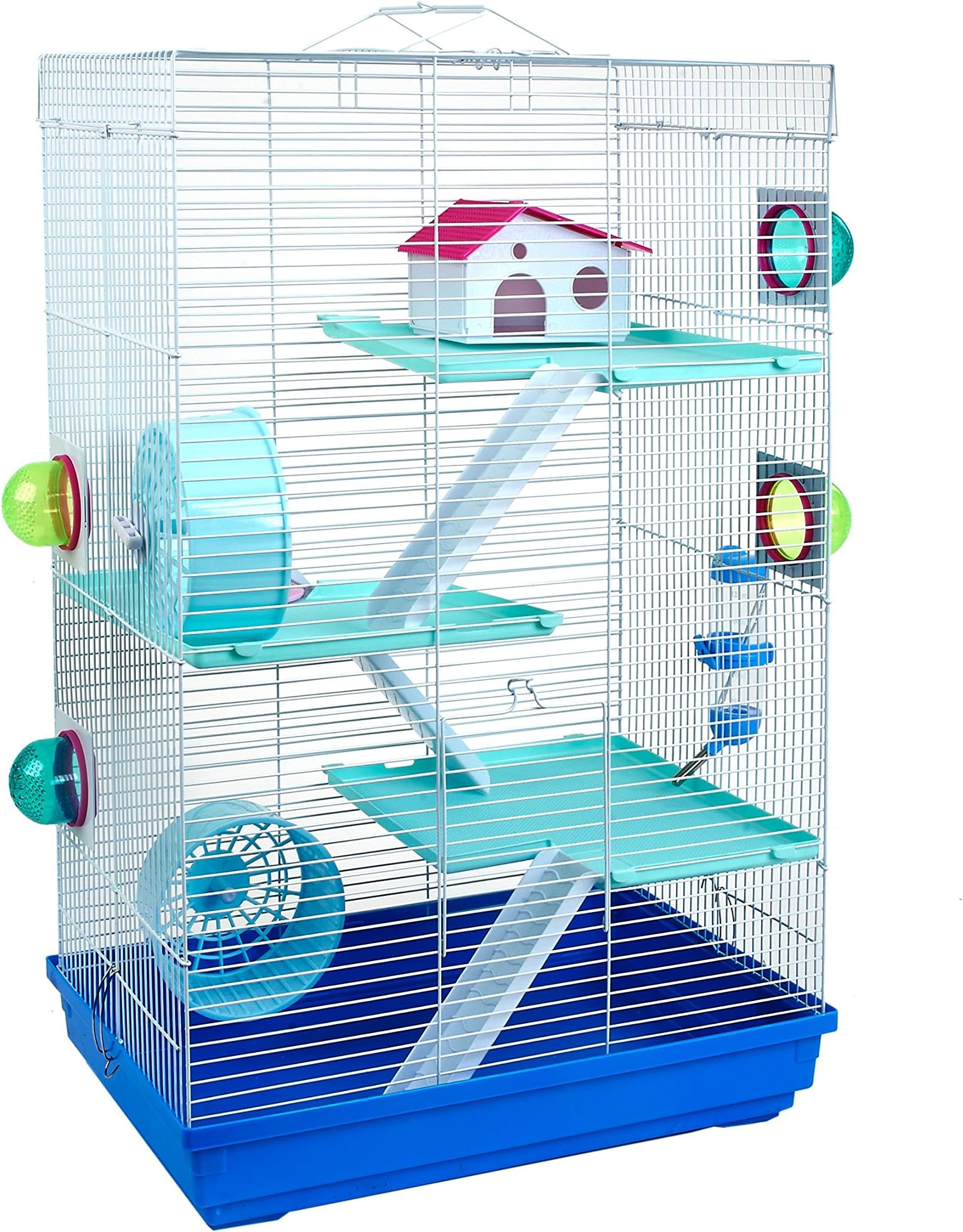 About Pets Little Zoo Large Holly Hamster Cage in Blue