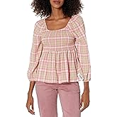 Tommy Hilfiger Women's Plaid Peplum Blouse