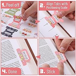 Mr. Pen- Bible Tabs, 120 pcs, Floral
