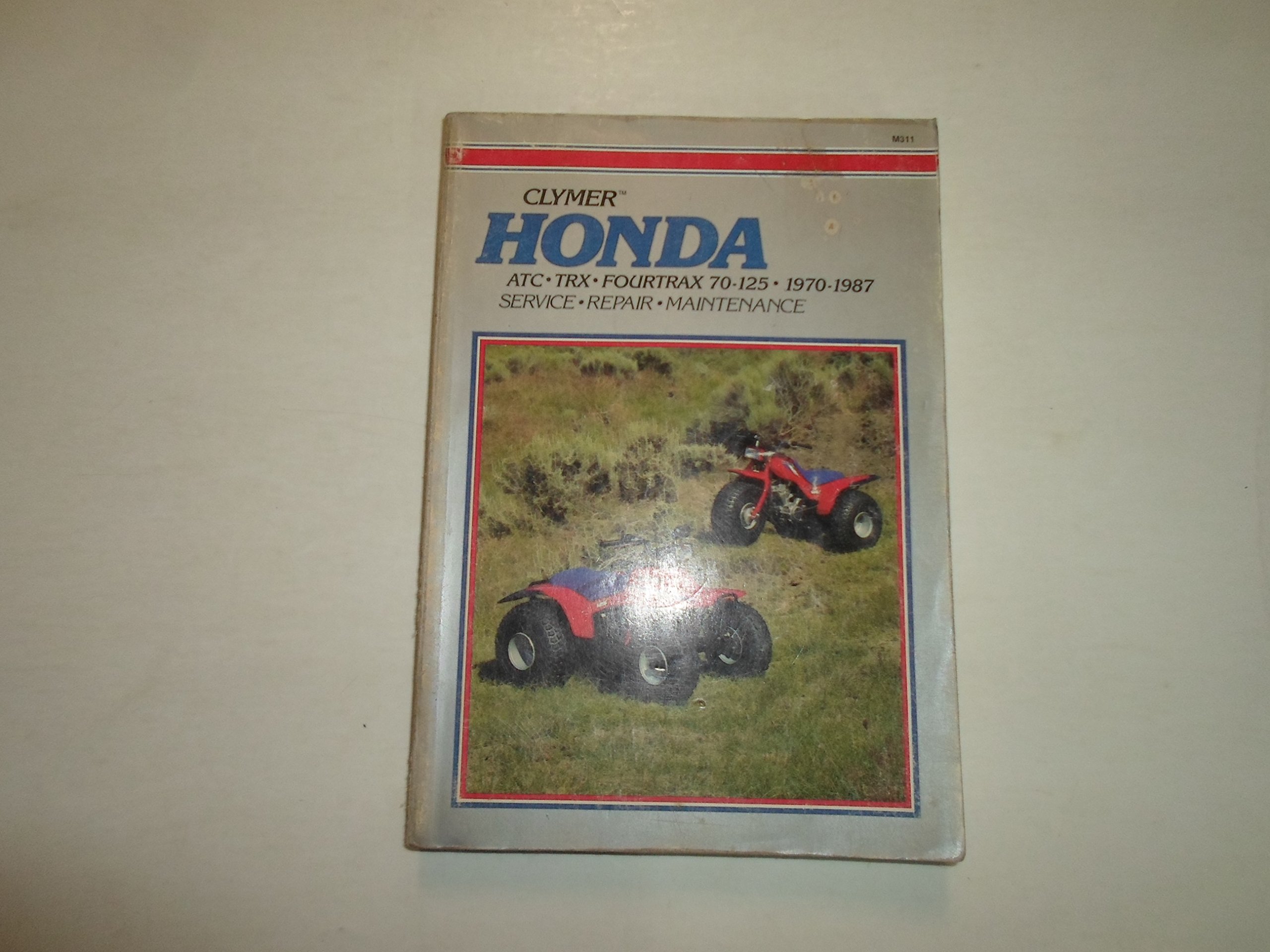 1970 1987 Clymer Honda ATC TRX FOURTRAX 7- 125 Service Repair Maintenance  Manual Paperback – 1988