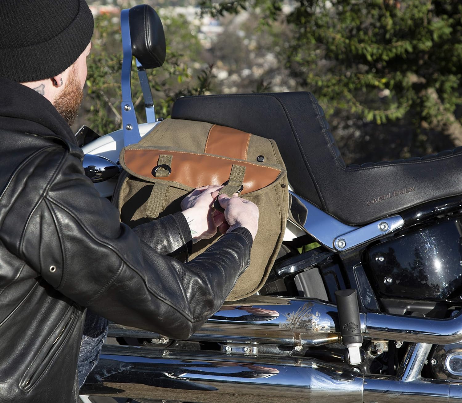Stansport Saddle Bag: Sports & Outdoors