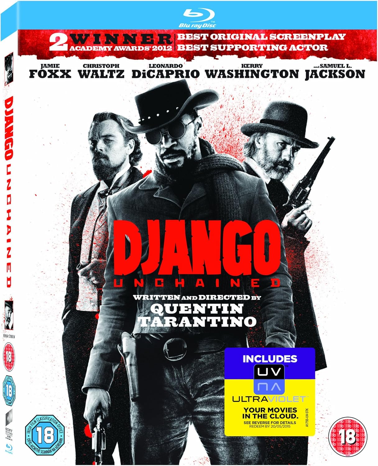 Django Unchained Blu Ray 2013 Region Free Amazon Co Uk Jamie Foxx Leonardo Dicaprio Christoph Waltz Samuel L Jackson Kerry Washington Quentin Tarantino Jamie Foxx Leonardo Dicaprio Dvd Blu Ray