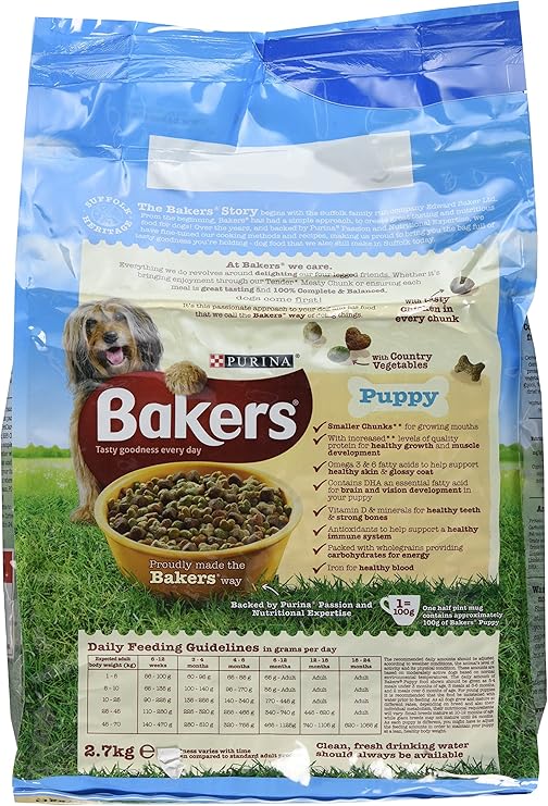 bakers puppy food 12.5 kg