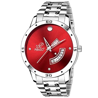 Analogue Red Dial Mens Watch - 1140-RD-CK