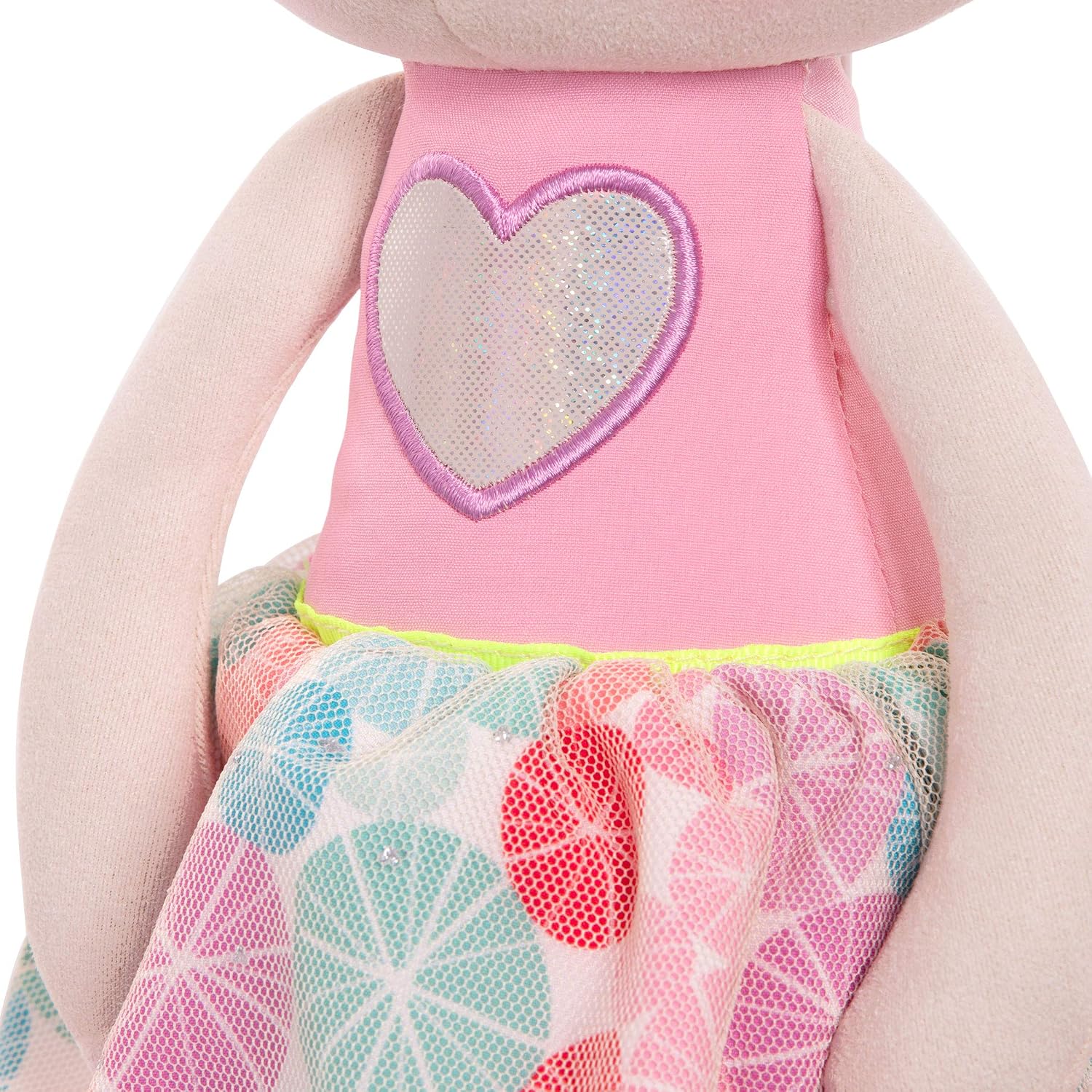 B. toys, Plush Cat Baby Doll with Ballet Tutu & Sparkly Shoes, 15-Inch Soft Cuddly Stuffed Animal Baby Toys for Toddlers - Image 4