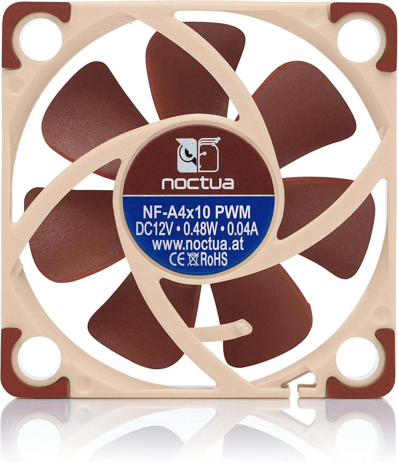 Noctua NF-A4x10 PWM, Premium Quiet Fan, 4-Pin (40x10mm, Brown), beige / brown - Image 5