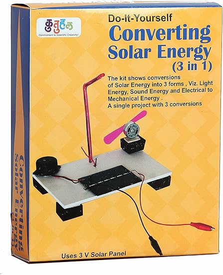 Multiple Solar Energy Conversion Kit . 3 in 1. Do It Yourself . Working Model . Educational Learning Toy . School Project . Physics Electronics Science Activity Kit . Gift for Students . DIY . Birthday Gift. School Project