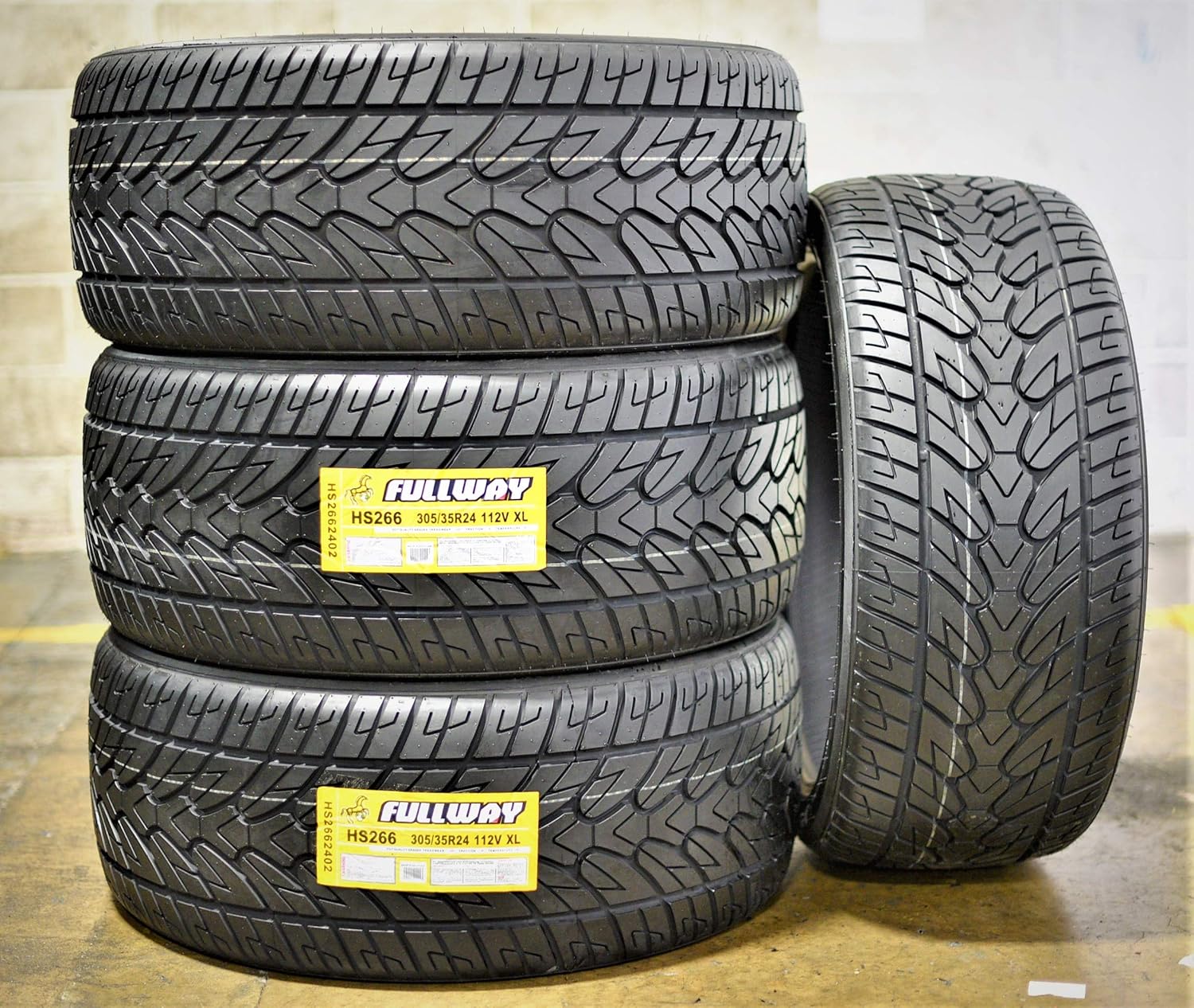 Set of 4 FOUR Fullway HS266 A/S Performance Radial Tires305/35R24 112V XL