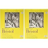 2-Pack - Strathmore 300 Series Bristol Vellum Pad, 11"x14" Tape Bound, 20 Sheets per Pack