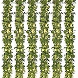 Dolicer 6 Packs 6FT Artificial Eucalyptus Garland