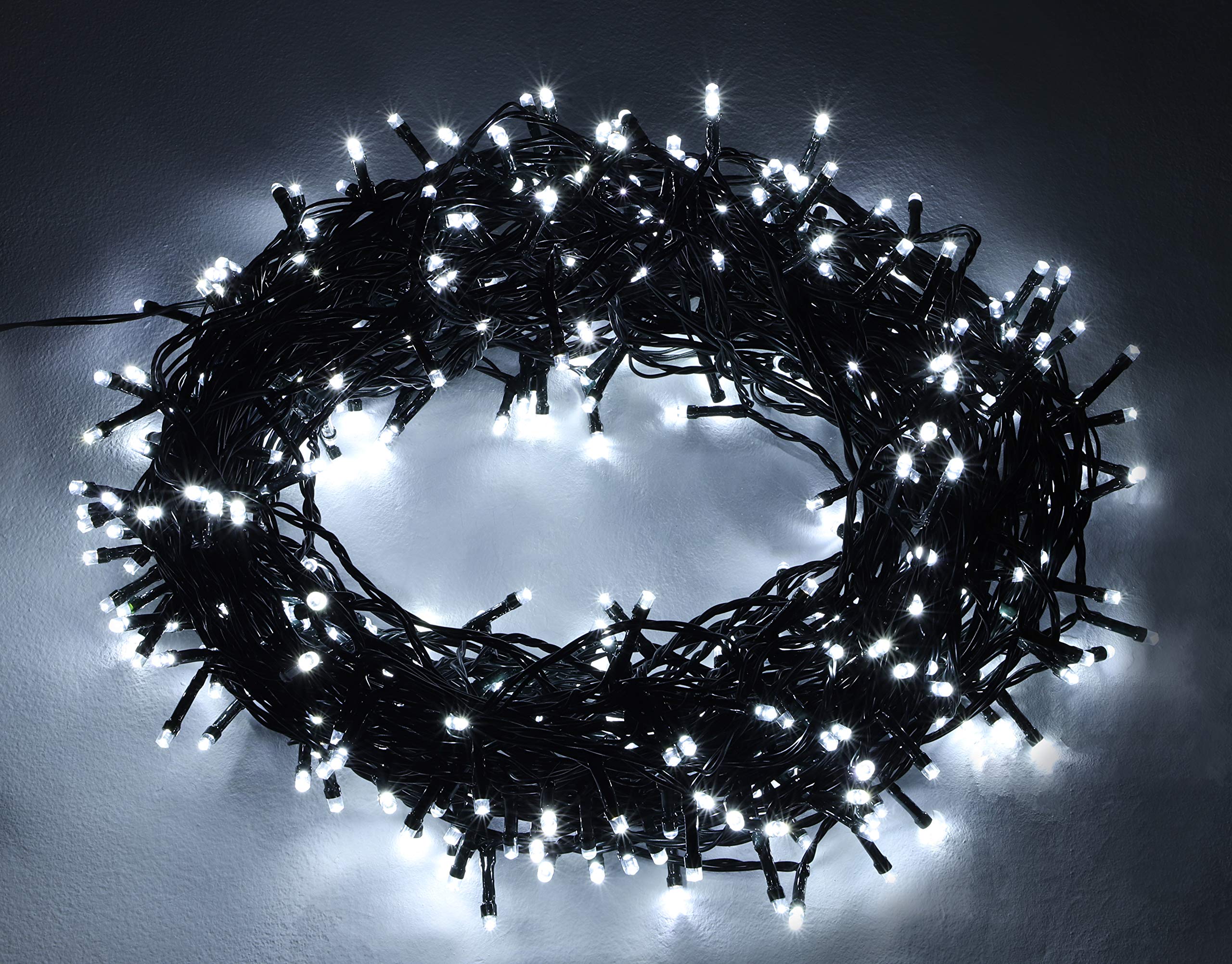 Christmas Concepts® 400 White Super Bright White LED Multi Function String Lights - Indoor/Outdoor Lights