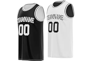 Custom Reversible Basketball Jersey Personalized Jersey Print with Number Logo Team Name for Men Women Girl Boy Adult Youth