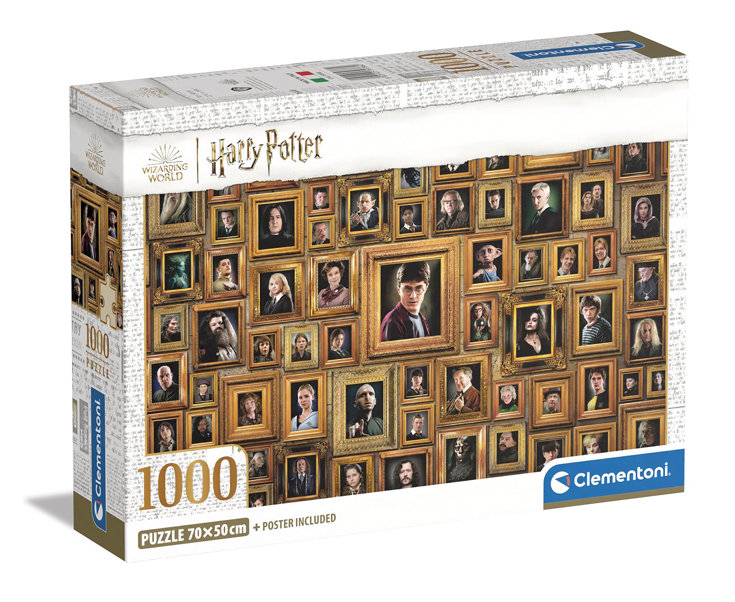 Clementoni - 39786 - Impossible Puzzle - Harry Potter - 1000 Pieces - Adult Puzzles Age 14+, Difficult Puzzles, Impossible, Made In Italy