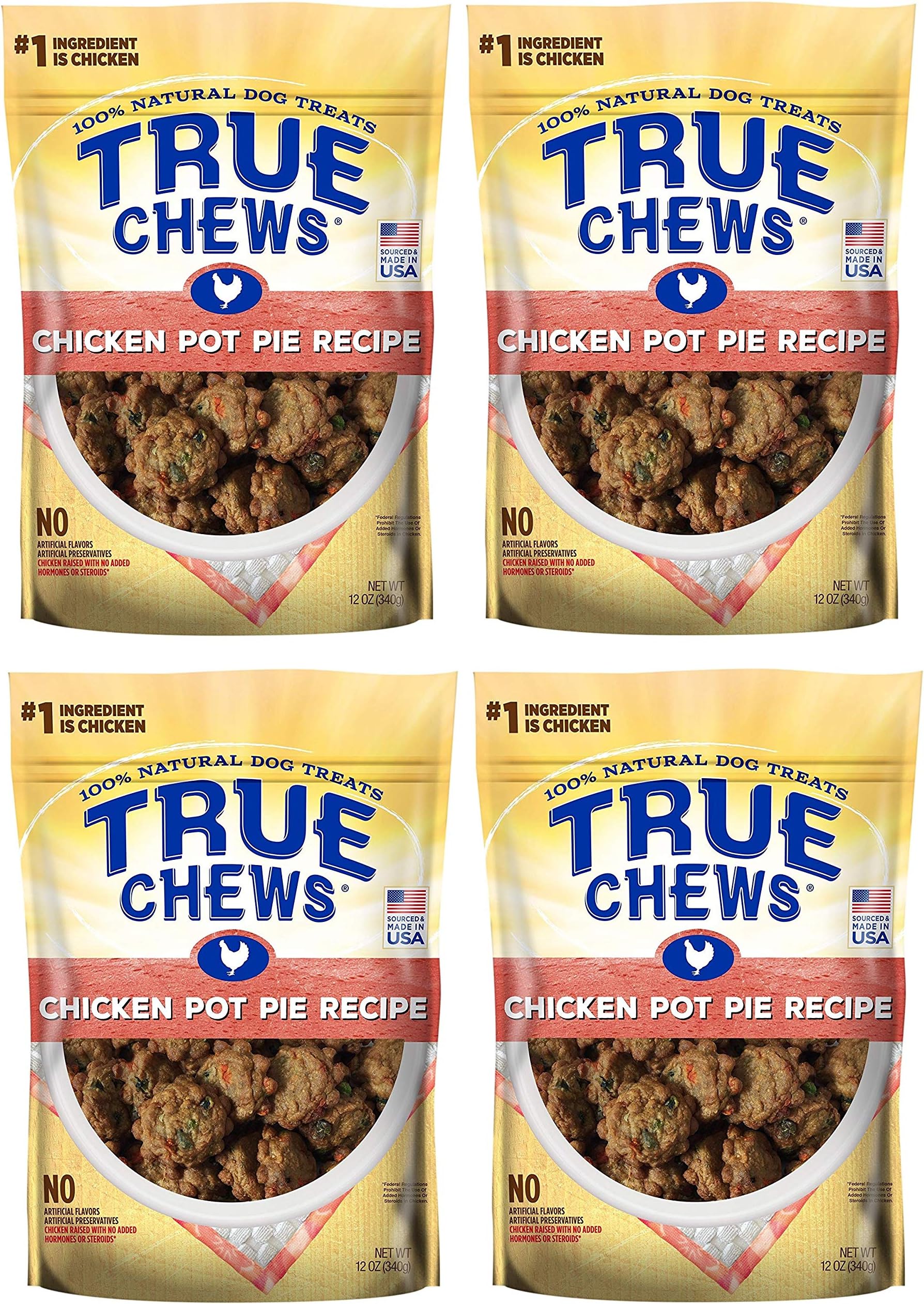 True Chews Chicken Pot Pie Recipe 12 Ounce (Вundlе оf Fоur)