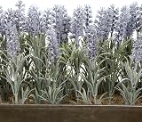 GreenBrokers Artificial Lavender in Rustic Tin Planter 45cm Window Box view 6