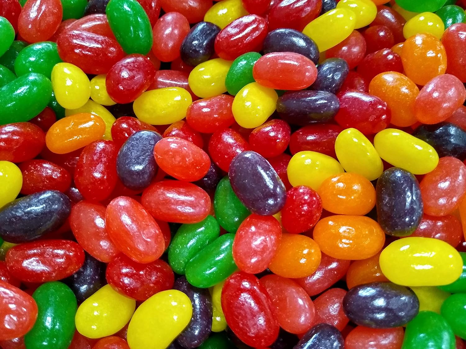 Jumbo Assorted Jelly Beans - 2 lbs of Fresh Delicious Extra Large Strawberry Cherry Lemon Lime Grape Orange Jelly Beans : Grocery & Gourmet Food