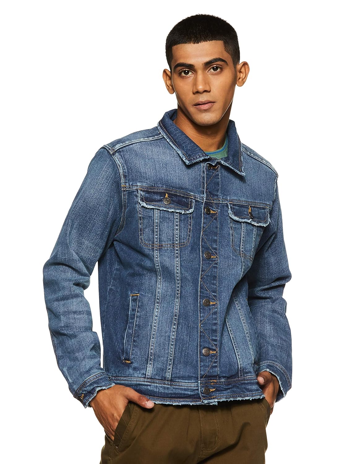 aeropostale denim jacket mens