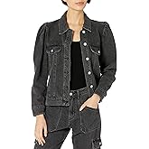 KENDALL + KYLIE Women's Puff Sleeve Denim Jacket - Amazon Exclusive