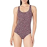 Amazon Essentials Women's One-Piece Coverage Swimsuit (Available in Plus Size)