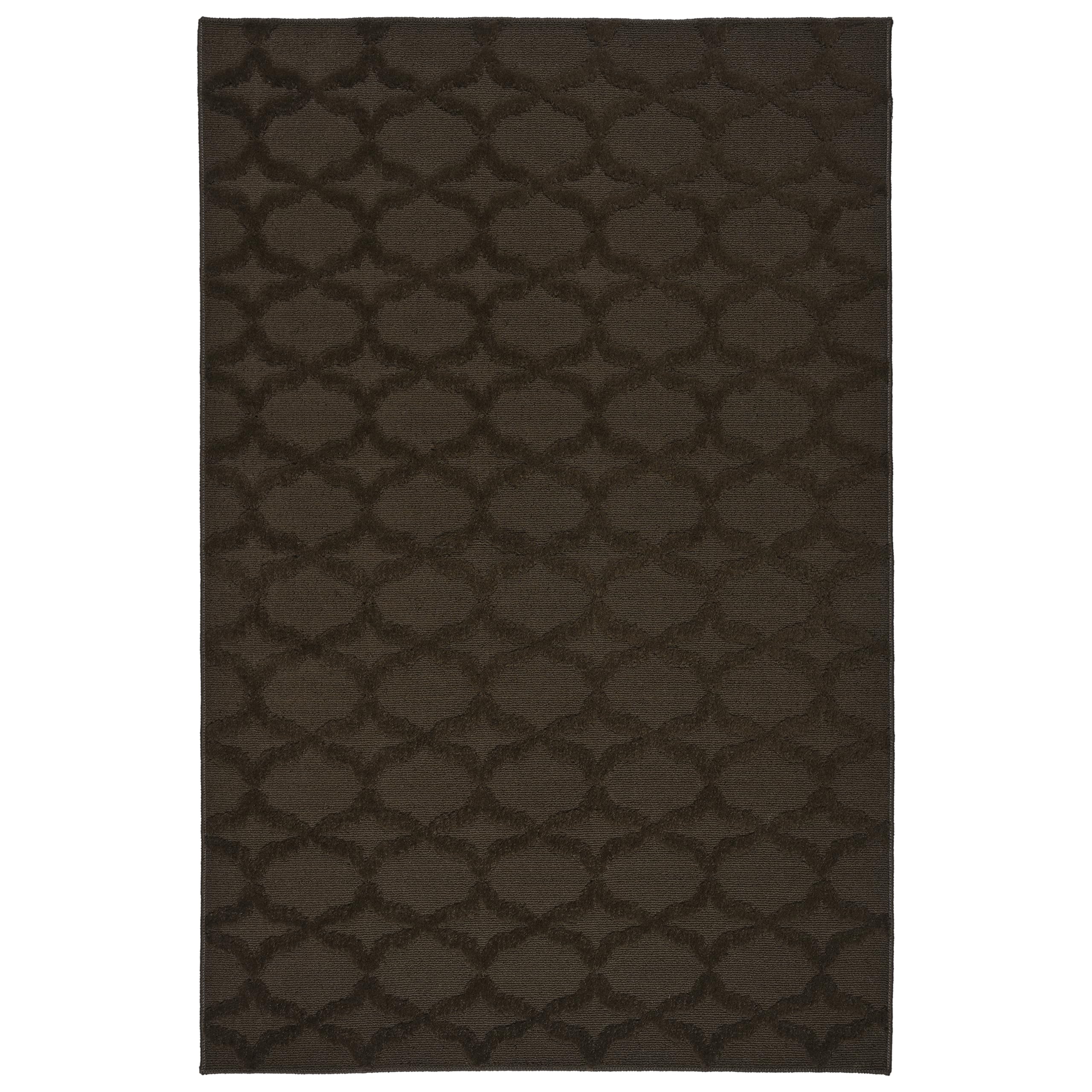 Photo 1 of **RUG IS ACTUALLY BLACK** Rug Sparta Non Slip Polypropylene 12 Ft. X 15 Ft. Brown Mocha Area Rug- Ideal for Living Rooms & Hallways, Stylish & Durable for High-Traffic Areas