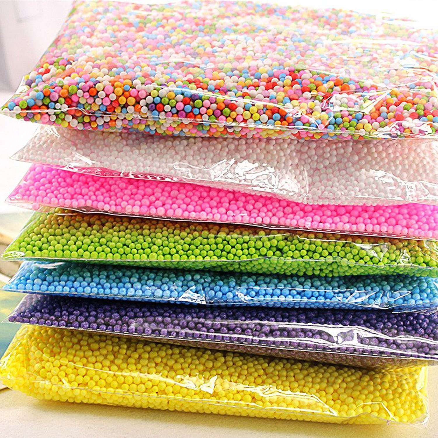 Slime Supplies Kit, 55 Pack Slime Beads Charms, Include Fishbowl beads, Foam Balls, Glitter Jars, Fruit Flower Animal Slices, Pearls, Slime Tools for DIY Slime Making, Homemade Slime, Girl Slime Party