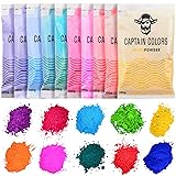 Captain Colors x 100gram Each-Holi, 10 Natural