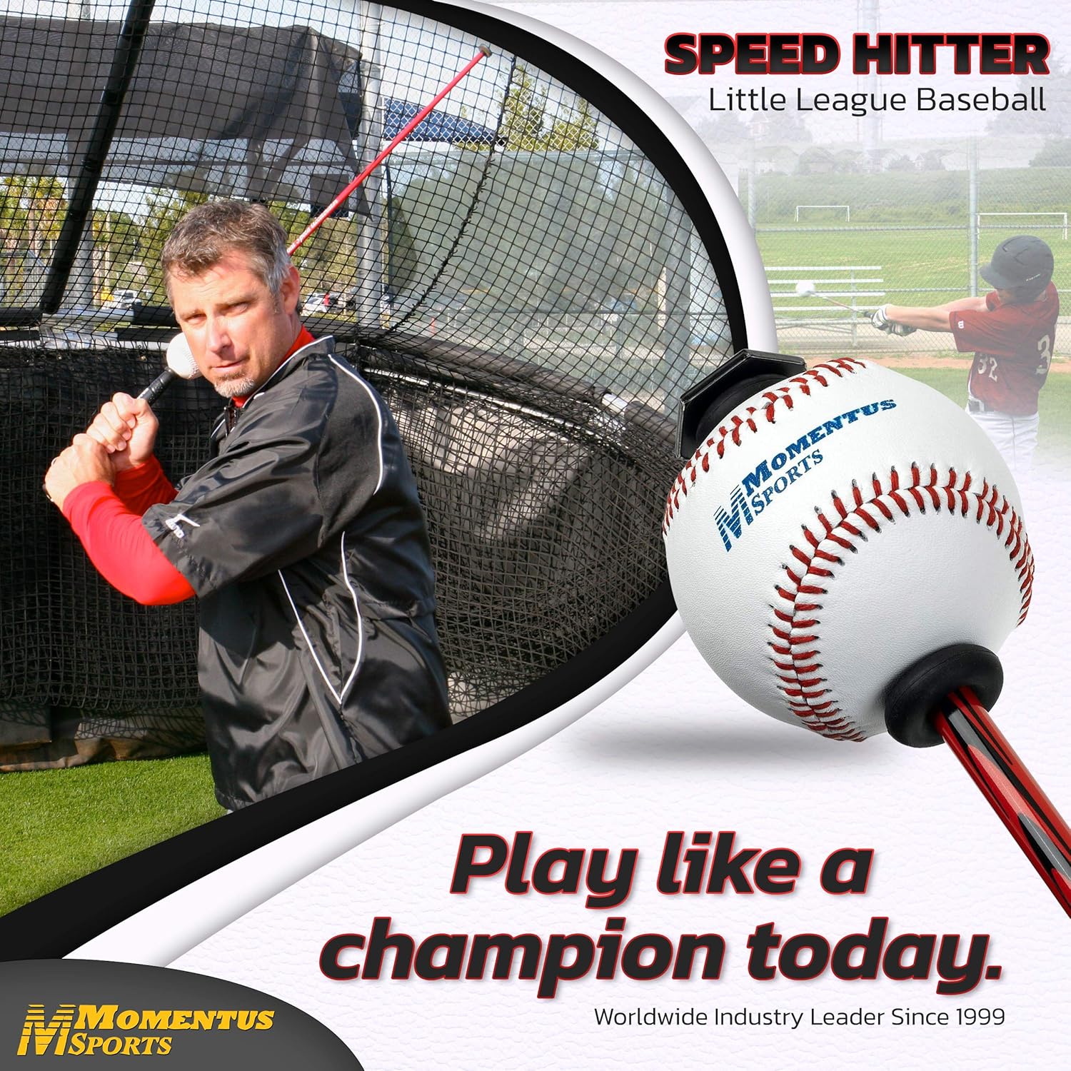 Momentus Speed Hitter Baseball Little League Youth 34" Baseball Trainer : Sports & Outdoors