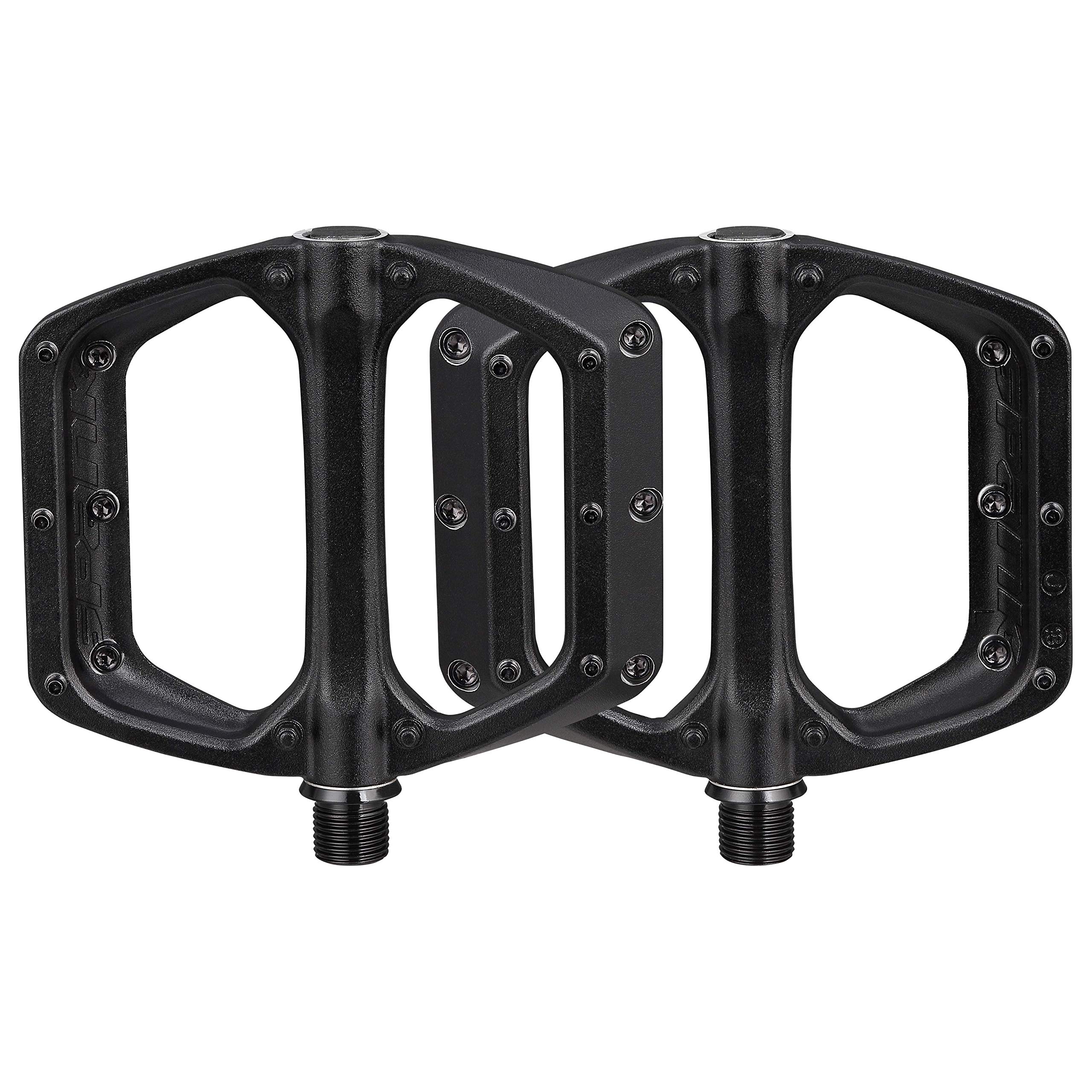 Spank Spoon DC Flat Pedals Mountain Bike/E-Bike/Cycle Black