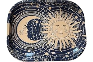 Rolling Tray “Sun & Moon” 5.5” x 7" Tobacco Smoke Accessories - Tray God