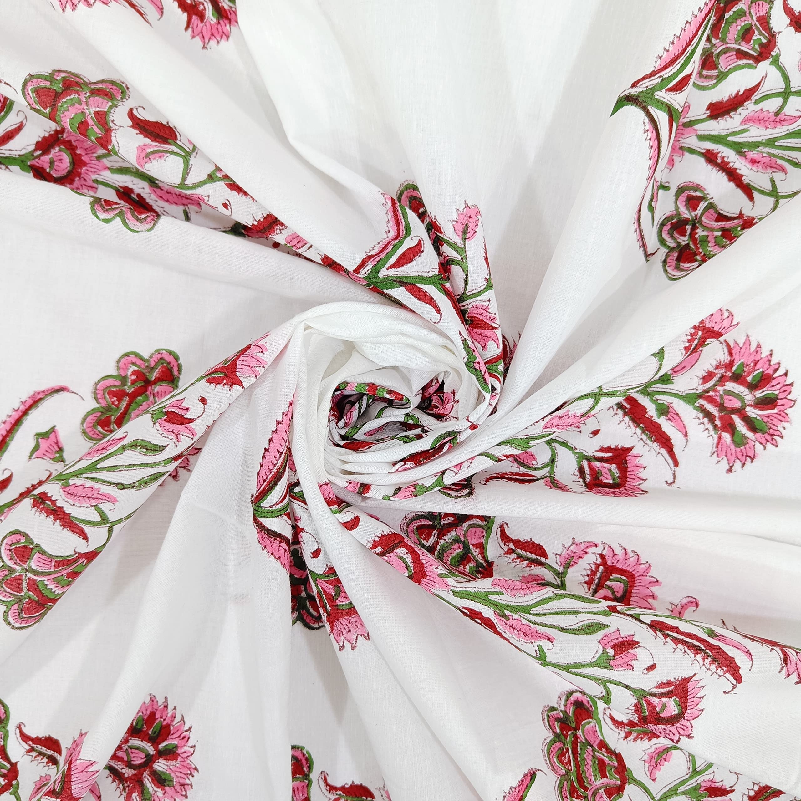 Trade star 3 Yard Hand Block Printed Fabric