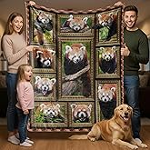 YGBDXB Red Panda Blanket for Men Women, Gifts for Red Panda Lovers Throw Blanket for Couch Bed Room Decor 50“x60”