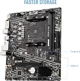 MSI A520M-A PRO Motherboard AM4 mATX DDR4 Boost Turbo M.2 Ryzen 3rd Gen view 3