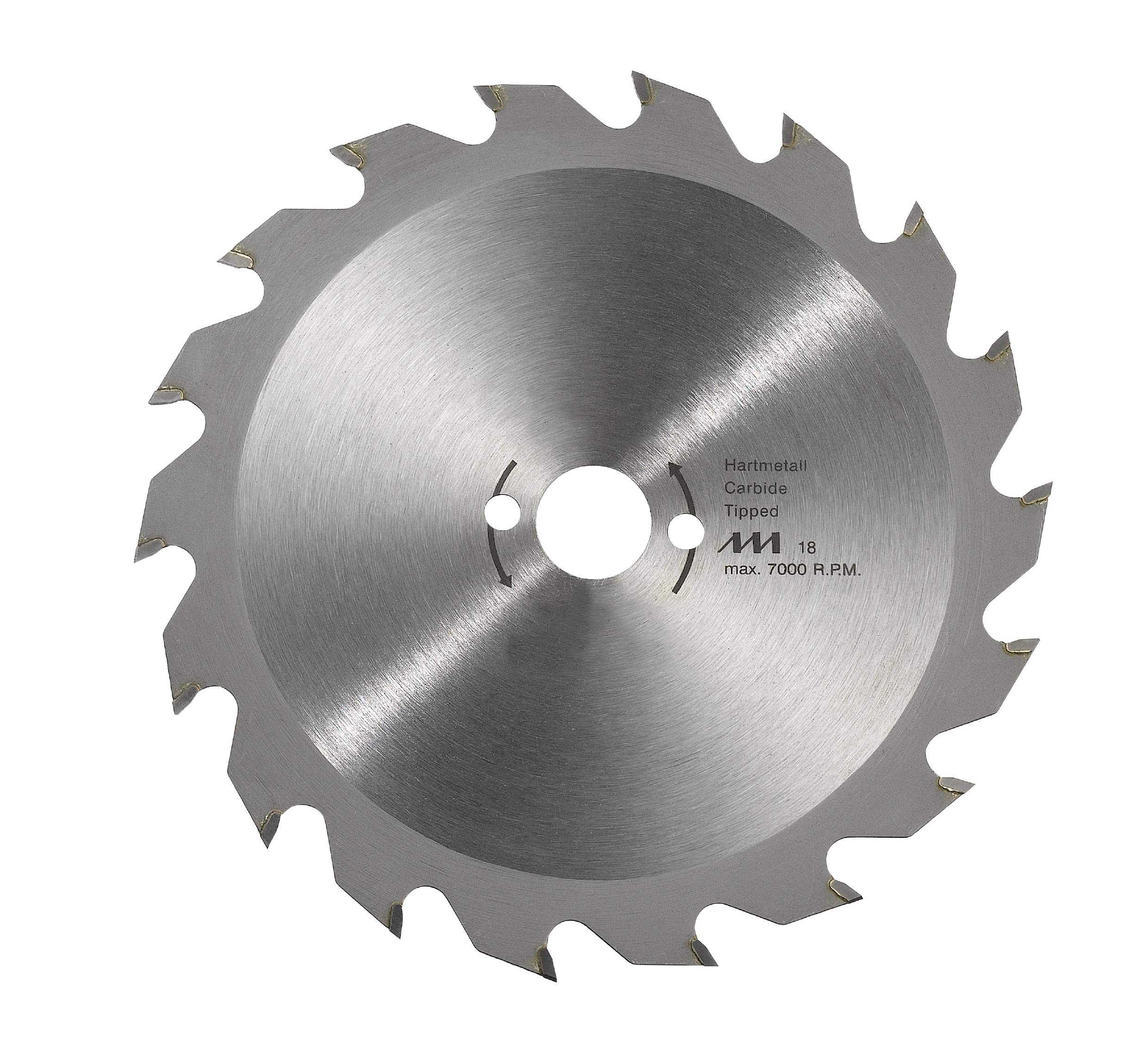 kwb 586155 Professional chipboard Circular saw leaf, wood / hardwood saw blade, 184 x 16 mm, clean cuts, middle number, 22 teeth Z-22, Made in Germany