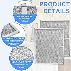 2 Pack Allure Range Hood Filter BPS1FA30 11-3/4" x