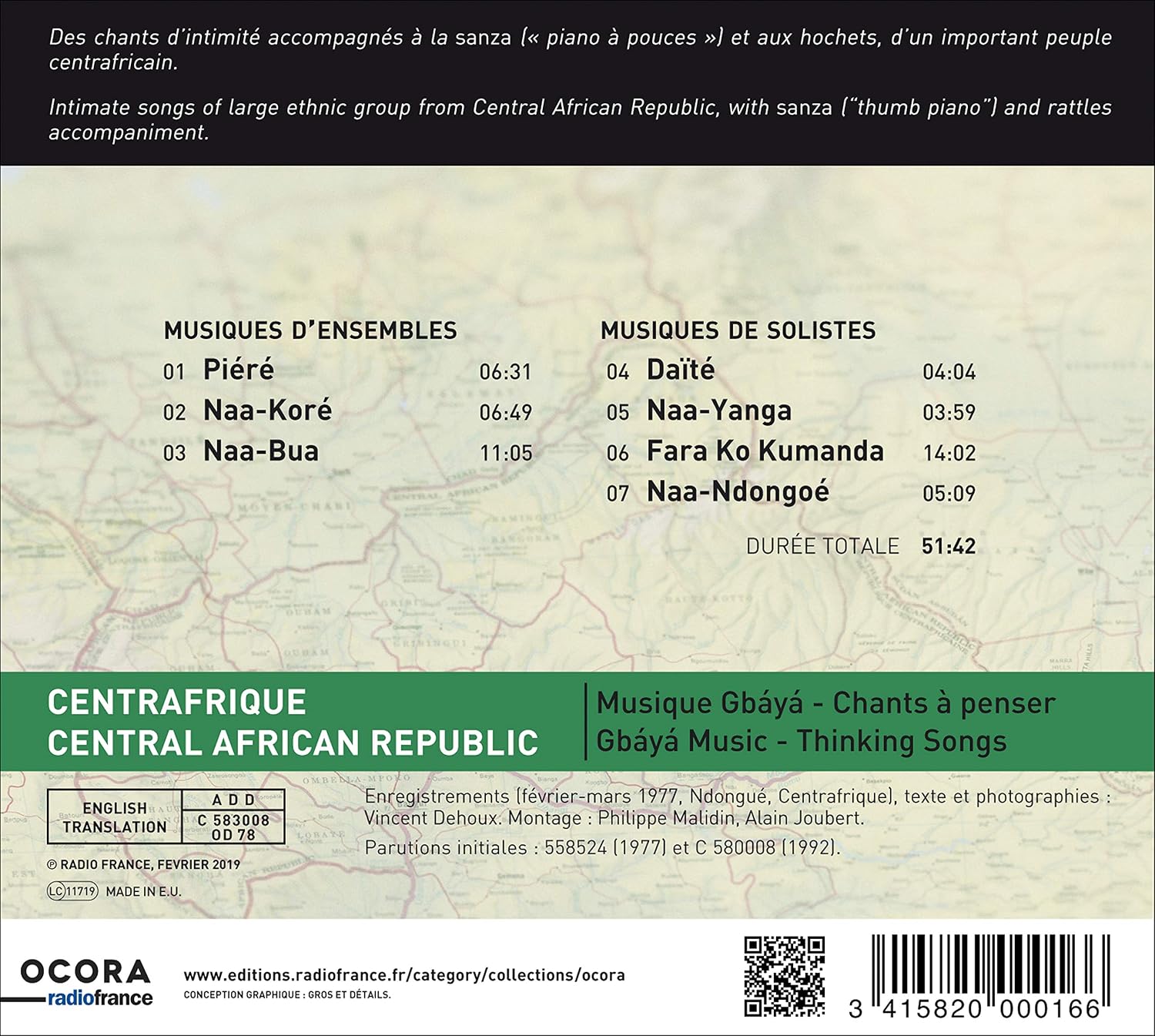 Central African Republic: Gbaya Music - Thinking Songs - Image 4