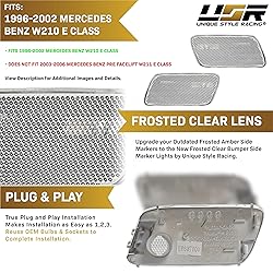 USR DEPO 96-02 W210 E-Class Clear Bumper Side