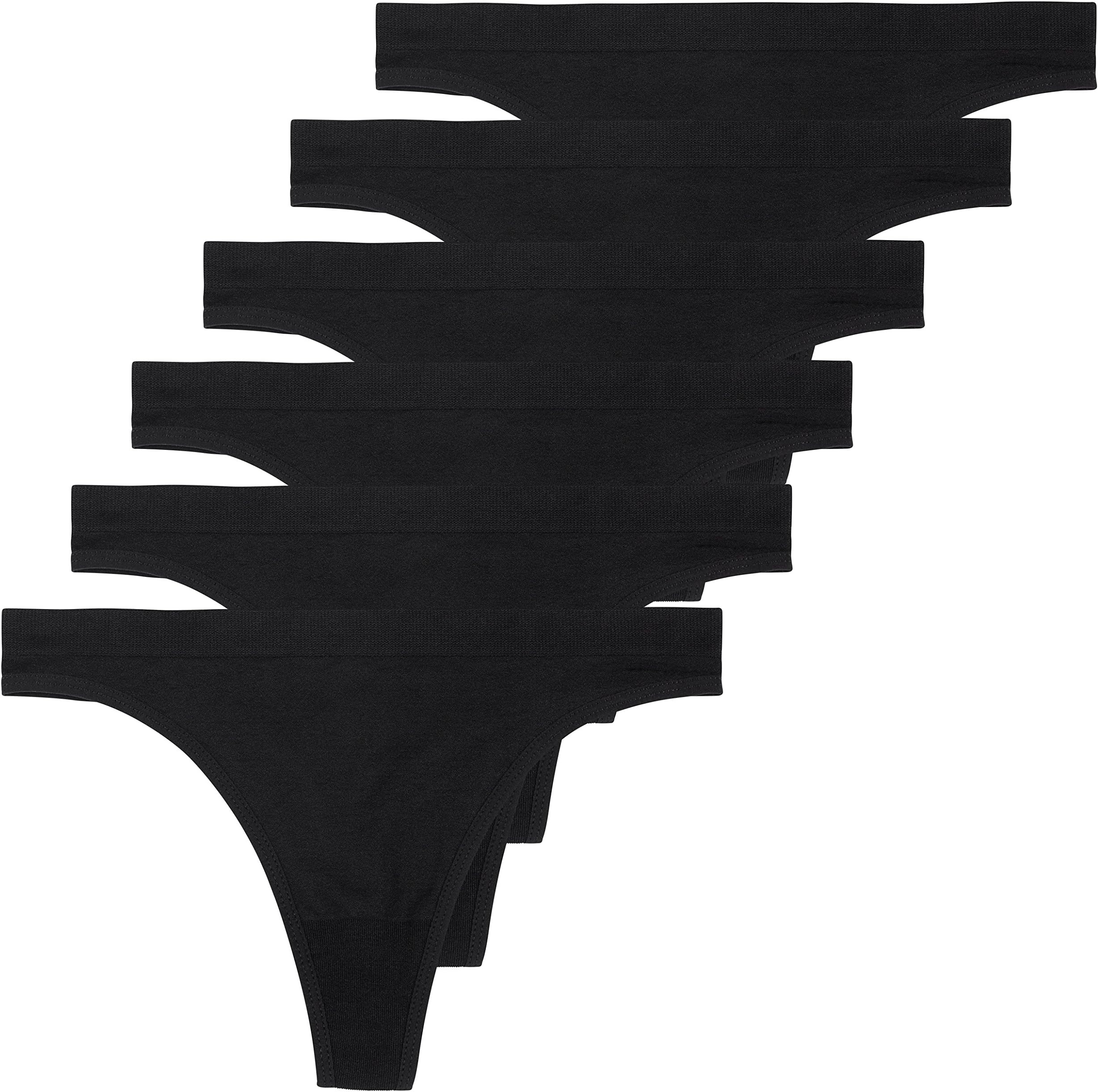 6 Pack Womens Thong G-Strings Seamless Thong