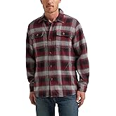 Wrangler Authentics Mens Men's Long Sleeve Flannel Shirt Jacket