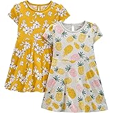 Simple Joys by Carter's baby-girls Short-sleeve and Sleeveless Dress Sets, Pack of 2