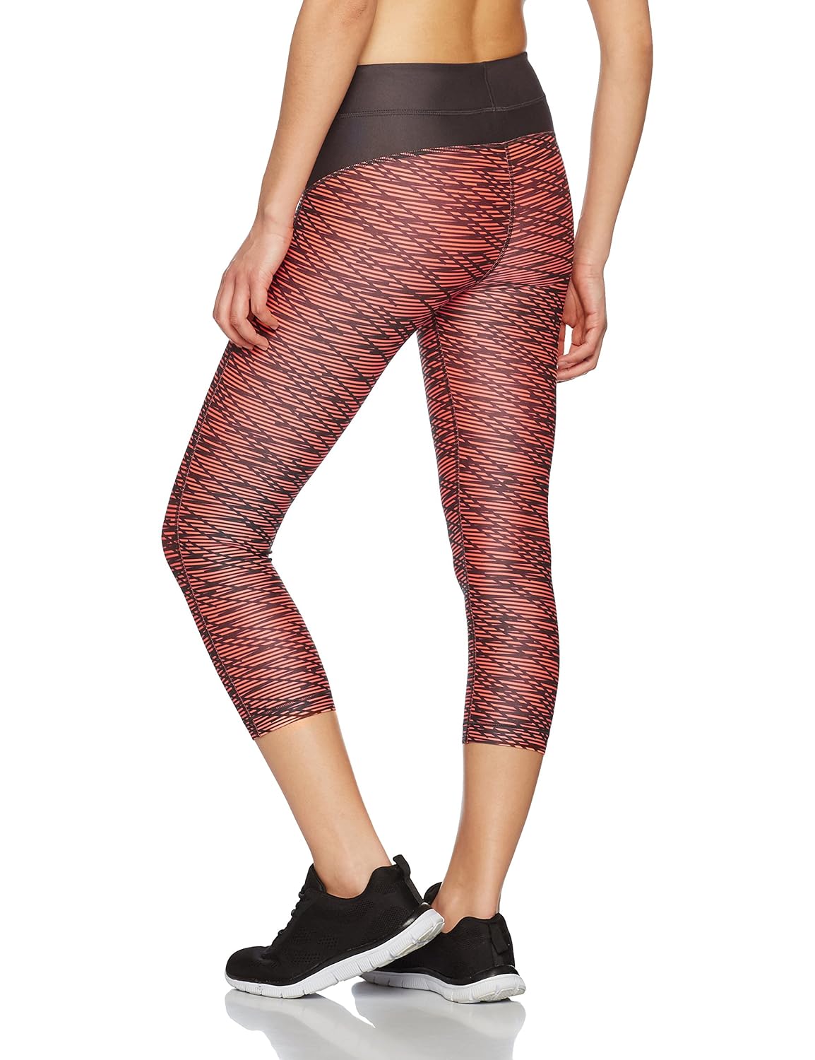 under armour heatgear armour printed capri women's sports leggings