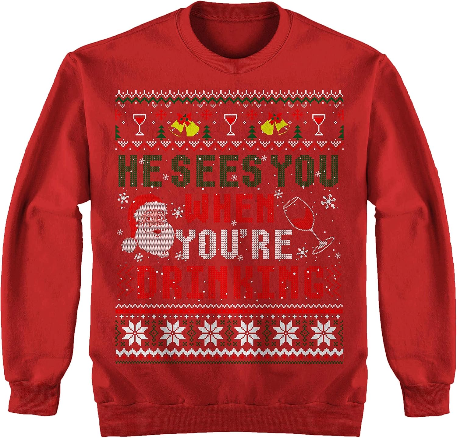 Santa Sees You When Youre Drinking 
