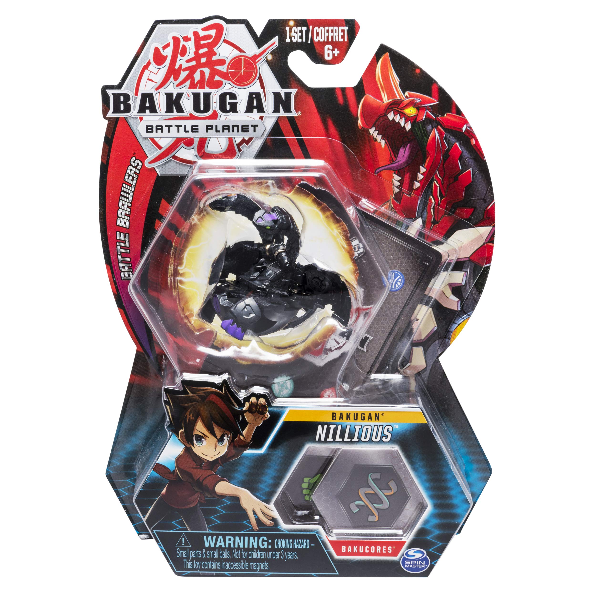Bakugan, Nillious, 2-inch Tall Collectible Transforming Creature, for Ages 6 and Up