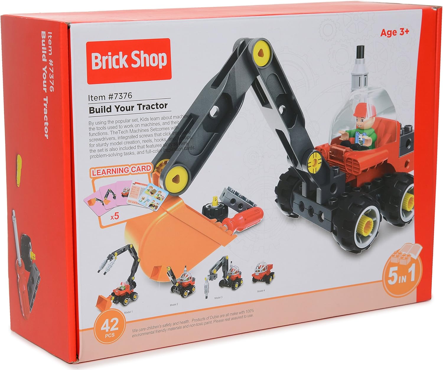 tractor toy with screwdriver