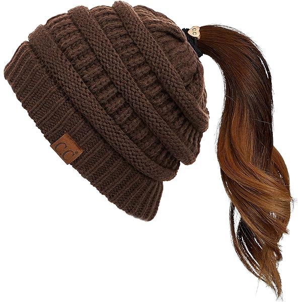 Gorro A La Moda De Tejido Suave Abultado Cálido Y Elástico De CC - Yaxa