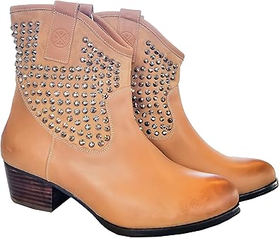 cowboy style ankle boots