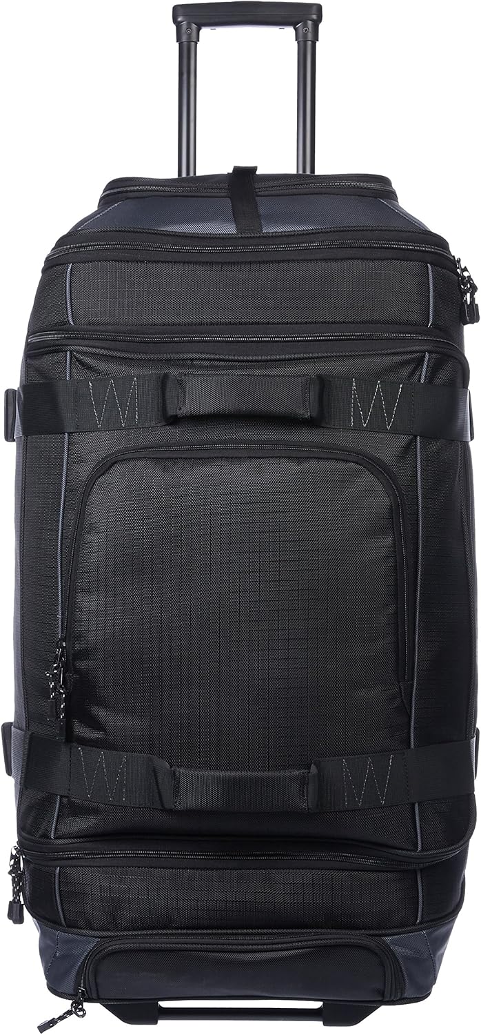 Amazonbasics Ripstop Rolling Travel Luggage Duffle Bag With Wheels Paul Smith