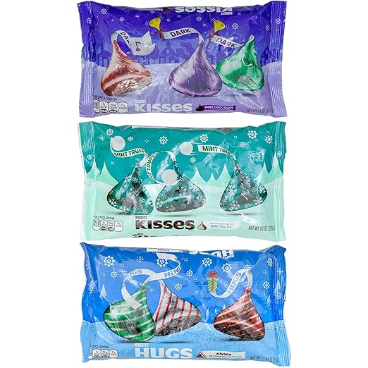 Kiss Kiss My Boyfriend Are Mint Candies Amazon.com : Hershey Kisses Dark Chocolate Mint Truffle Hugs White