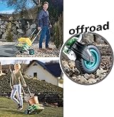 Wolfcraft TS 850 Offroad Folding Hand Truck 100kg Load Telescopic Handle view 7