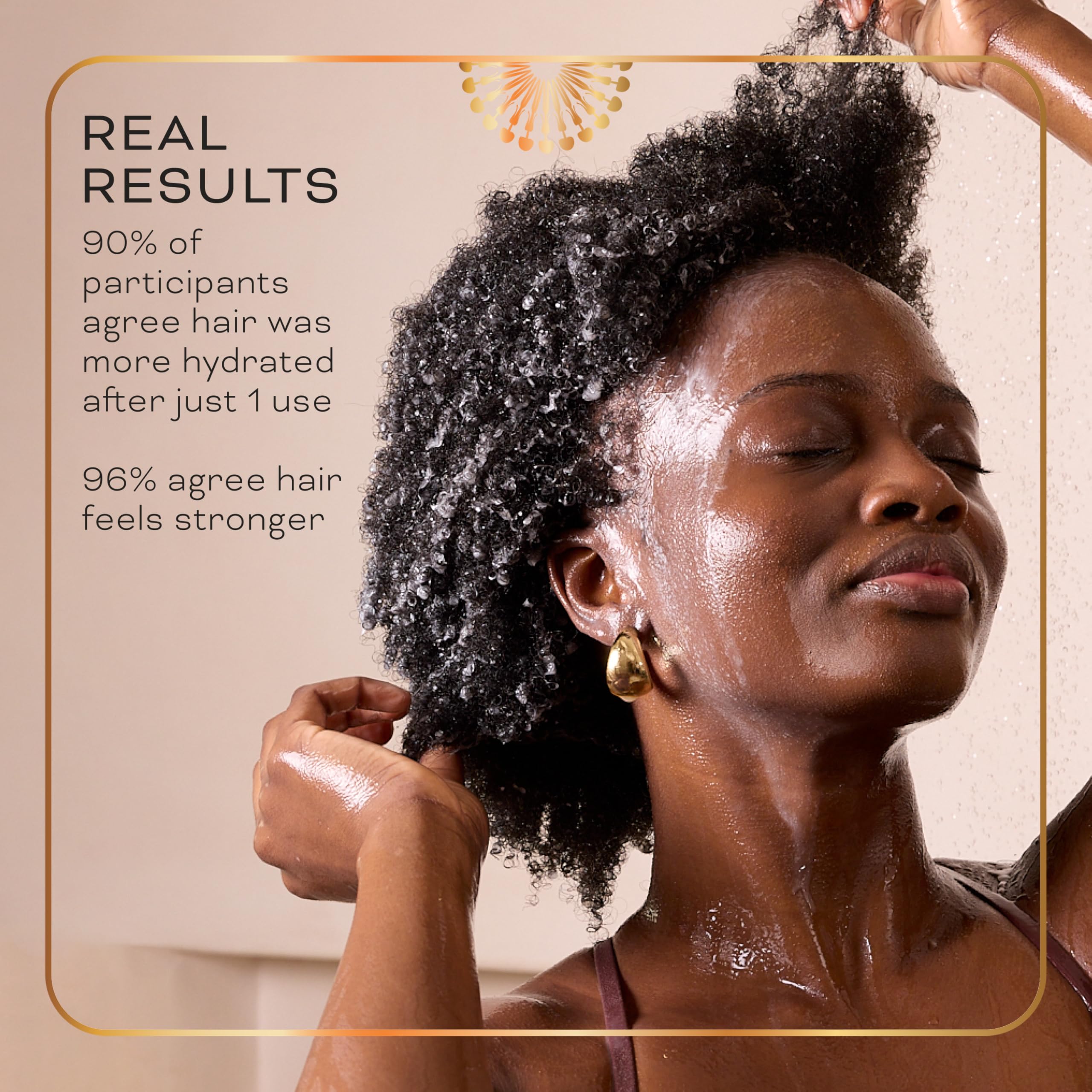 Cheribe Hydrating Shampoo with 100% Natural Chebe Complex + Prebiotics, Restores Moisture & Boosts Shine For All Hair Textures 2A-4C & Porosities, Sulfate Free Cleanser For Damaged Hair, 8 fl oz
