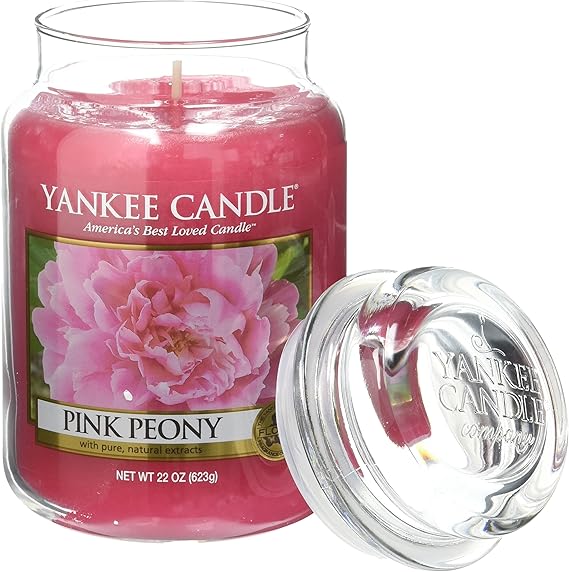 Yankee Candle Company Pink Peony Large Jar Candle Home